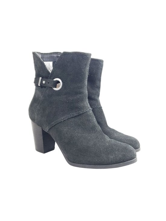 Koolaburra By UGG Shoes - Koolaburra By UGG Womens Black Suede Ankle Boots With Block Heel Size 9
